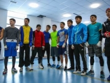 Фоторепортаж с тренировок сборной Казахстана в Академии AIBA