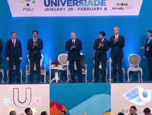 Назарбаев принимает участие в Церемонии открытия Универсиады-2017