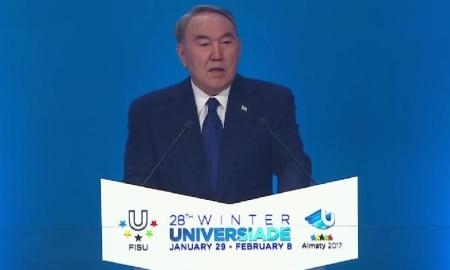 Президент РК поприветствовал гостей и участников Универсиады−2017