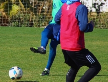 Фоторепортаж с утренней тренировки «Ордабасы» 1 февраля