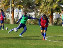 Фоторепортаж с утренней тренировки «Ордабасы» 1 февраля