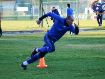 Фоторепортаж с вечерней тренировки «Окжетпеса» 2 февраля