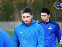 Фоторепортаж с вечерней тренировки «Окжетпеса» 2 февраля