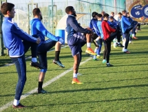 Фоторепортаж с вечерней тренировки «Окжетпеса» 2 февраля