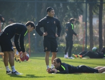 Фоторепортаж с утренней тренировки «Кайрата»