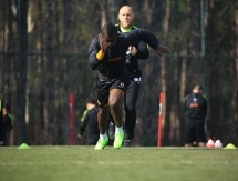 Фоторепортаж с утренней тренировки «Кайрата»