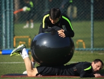 Фоторепортаж с утренней тренировки «Кайрата»