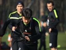 Фоторепортаж с утренней тренировки «Кайрата»