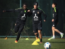 Фоторепортаж с утренней тренировки «Кайрата»