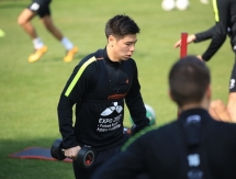 Фоторепортаж с утренней тренировки «Кайрата»