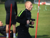 Фоторепортаж с утренней тренировки «Кайрата»