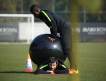 Фоторепортаж с утренней тренировки «Кайрата»