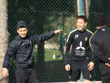 Фоторепортаж с утренней тренировки «Кайрата»