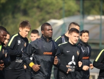 Фоторепортаж с утренней тренировки «Кайрата»