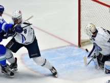 Фоторепортаж с матча КХЛ «Барыс» — «Динамо» Минск 5:1