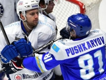 Фоторепортаж с матча КХЛ «Барыс» — «Динамо» Минск 5:1