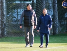 Фоторепортаж с вечерней тренировки «Окжетпеса»