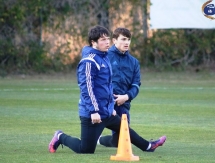 Фоторепортаж с вечерней тренировки «Окжетпеса»