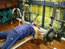 Фоторепортаж с тренировки «Окжетпеса» в тренажерном зале