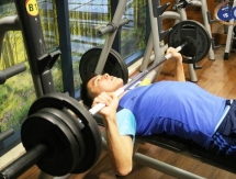 Фоторепортаж с тренировки «Окжетпеса» в тренажерном зале