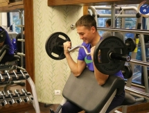 Фоторепортаж с тренировки «Окжетпеса» в тренажерном зале