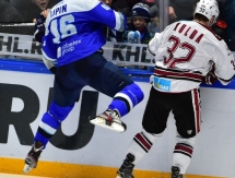 Фоторепортаж с матча КХЛ «Барыс» — «Динамо» Рига 1:0