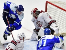 Фоторепортаж с матча КХЛ «Барыс» — «Динамо» Рига 1:0