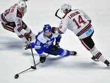 Фоторепортаж с матча КХЛ «Барыс» — «Динамо» Рига 1:0