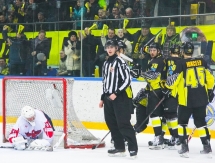 Фоторепортаж с матча ВХЛ «Сарыарка» — «Сокол» 3:2 Б