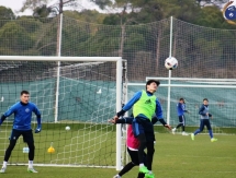 Фоторепортаж с вечерней тренировки «Окжетпеса»