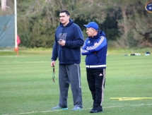 Фоторепортаж с вечерней тренировки «Окжетпеса»