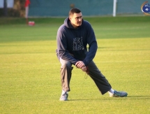 Фоторепортаж с вечерней тренировки «Окжетпеса»