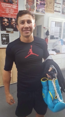 Фото с тренировок Головкина перед боем с Джейкобсом