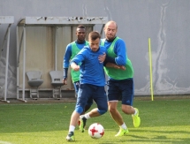 Фоторепортаж с тренировки «Астаны»