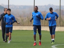 Фоторепортаж с тренировки «Астаны»