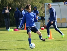 Фоторепортаж с утренней тренировки «Окжетпеса»