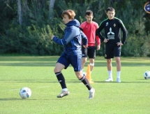 Фоторепортаж с утренней тренировки «Окжетпеса»