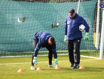 Фоторепортаж с утренней тренировки «Окжетпеса»