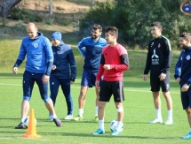 Фоторепортаж с утренней тренировки «Окжетпеса»