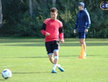 Фоторепортаж с утренней тренировки «Окжетпеса»