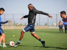 Фоторепортаж с тренировки «Астаны»