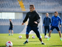 Фоторепортаж с тренировки «Астаны»