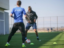 Фоторепортаж с тренировки «Астаны»