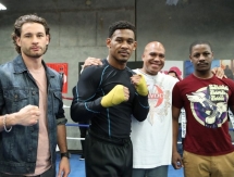 Фоторепортаж с тренировки Джейкобса перед боем с Головкиным