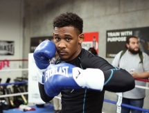 Фоторепортаж с тренировки Джейкобса перед боем с Головкиным