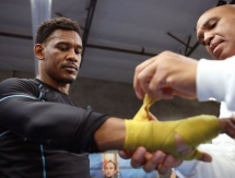 Фоторепортаж с тренировки Джейкобса перед боем с Головкиным