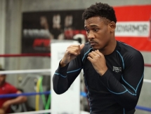 Фоторепортаж с тренировки Джейкобса перед боем с Головкиным