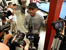 Фоторепортаж с тренировки Джейкобса перед боем с Головкиным