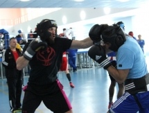 Сборная Казахстана проводит совместные УТС с боксерами из США и Германии