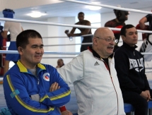 Сборная Казахстана проводит совместные УТС с боксерами из США и Германии